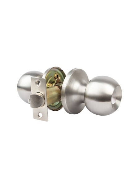 Paso Handlock Round Knob 65mm Matte Nickel