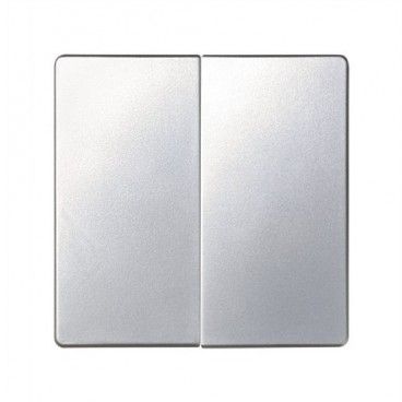 Tecla doble aluminio SIMON 82026-33