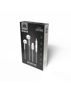 Casque avec fil Lightning blanc 120 cm 2