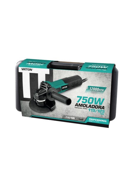 VATTON Angle Grinder 115/125 mm 750W Ergonomic