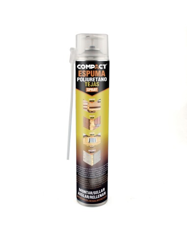 Mousse polyuréthane tuiles compacte 750ml spray