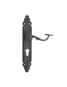 Alça Forjada Handlock com Placa Bocallave 275mm Preta