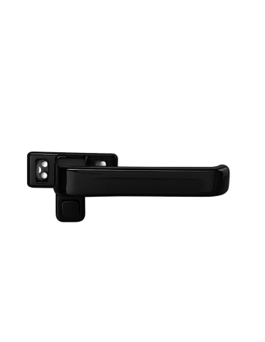 Black Aluminum Right Pressure Latch Handle