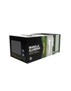 Maniglia chiusura pressione alluminio destra nera 2
