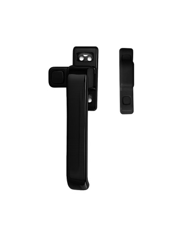 Black Aluminum Right Pressure Latch Handle