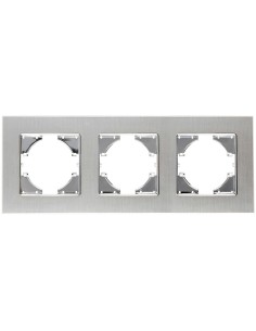 Aluminium Einbaugerüst Silber Onlex Horizontal 3 Elemente