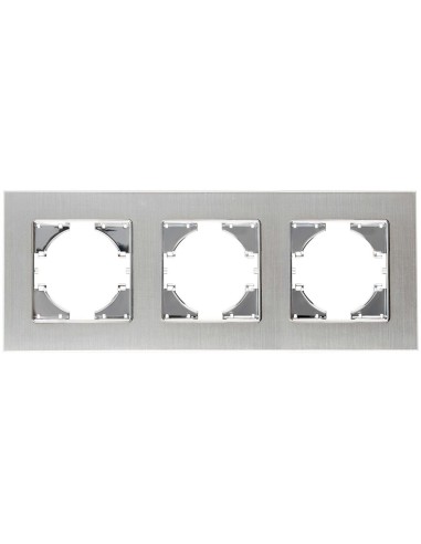 Aluminium Einbaugerüst Silber Onlex Horizontal 3 Elemente