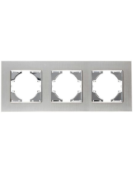 Aluminium Einbaugerüst Silber Onlex Horizontal 3 Elemente