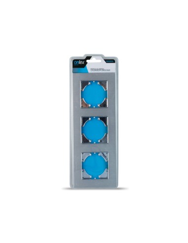 Aluminium Einbaugerüst Silber Onlex Horizontal 3 Elemente
