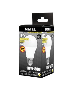 Standard E-27 LED Mosquito Bomb Warm/Cool 10W 2