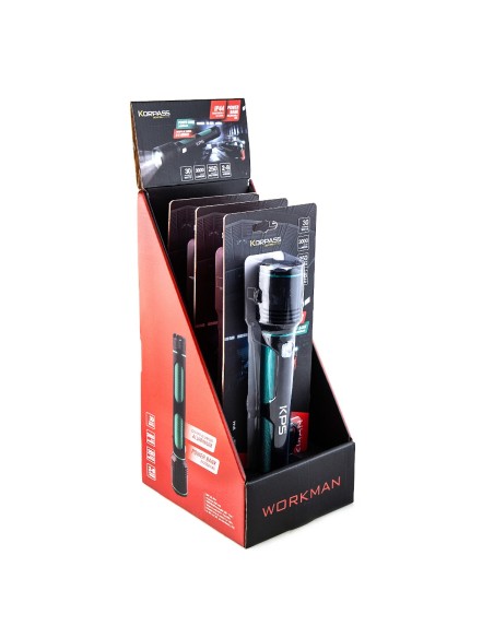 Linterna LED Tubular Recargable Profesional 30W