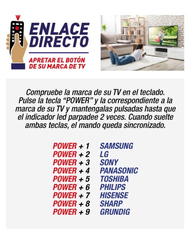 Télécommande Multimarque TV Onlex