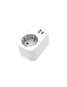 Onlex PC-Adapter 16A 1T USB+Type-C Weiß