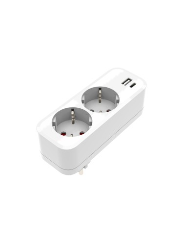 Adaptador Onlex PC 16A 2T USB Tipo C Branco