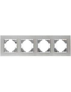 Aluminium-Einbaugerüst Silber Onlex Horizontal 4 Elemente