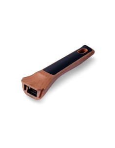 Manche pour poêle bakélite silicone marron