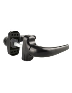 Black Reversible Aluminum Handlock with Shield