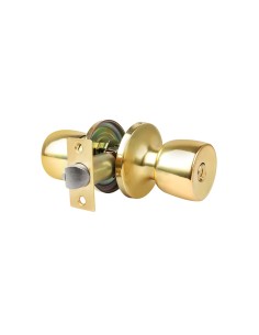 Office Handle Handlock Tubular 65mm Brass Shine