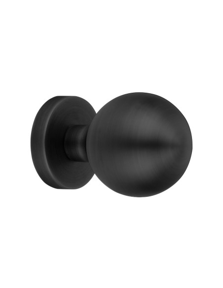 Round Pull Handle Door Handlock 70mm Black