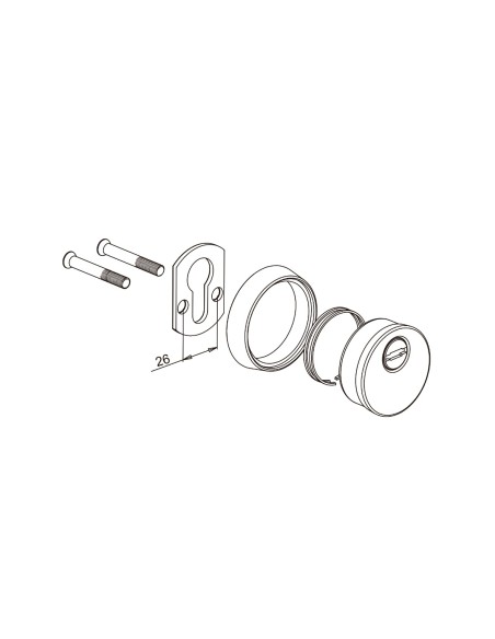 Handlock geschlossenes Laton-Sicherheits-Schild