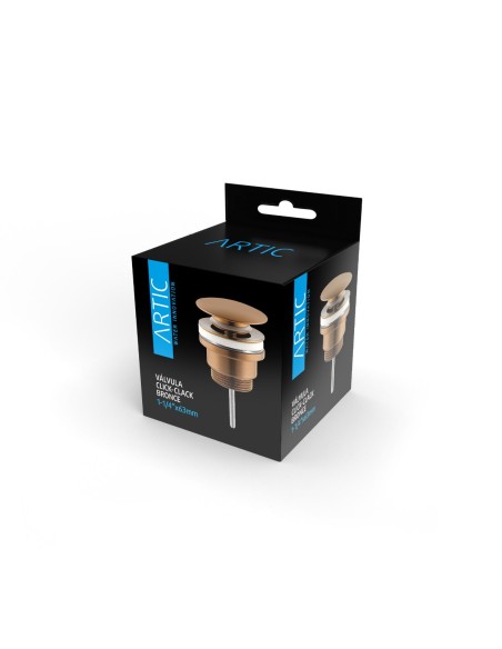 Valvola Click-Clack Artic 1/4x63mm Ottone Bronzo