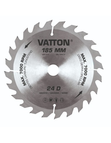 Serra Circular 185mm Vatton 1300W com Guia de Corte