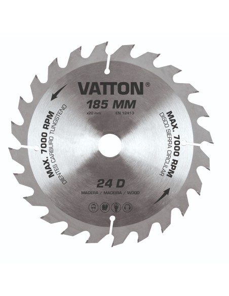 Serra Circular 185mm Vatton 1300W com Guia de Corte