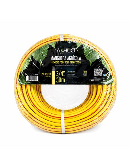 Flexible Ackerbau-Schlauch 3/4" 50M Akhuo