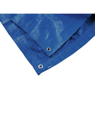 Tenda Multiuso Blu Rinforzata 2x3m con Anelli e Resistente UV