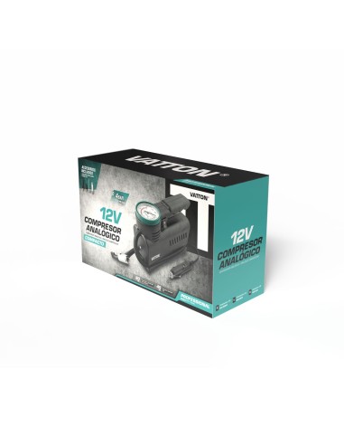 Compressor Analógico Vatton 12V 4 Bar Compacto