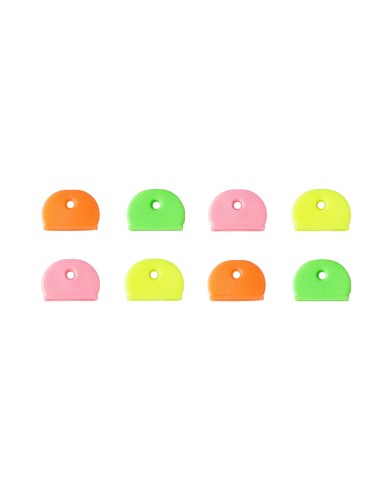 Half-moon key rings display assorted 400 units