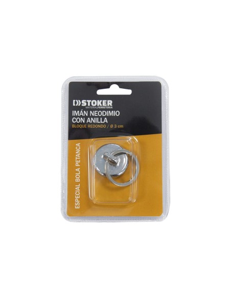 Magnete Neodimio Tondo con Anello 30 mm