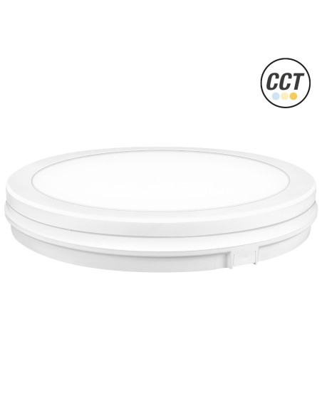 Round White LED Sconce 20W CCT IP65