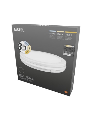 Round White LED Sconce 20W CCT IP65