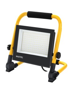 Proiettore LED con supporto pieghevole 100W luce fredda