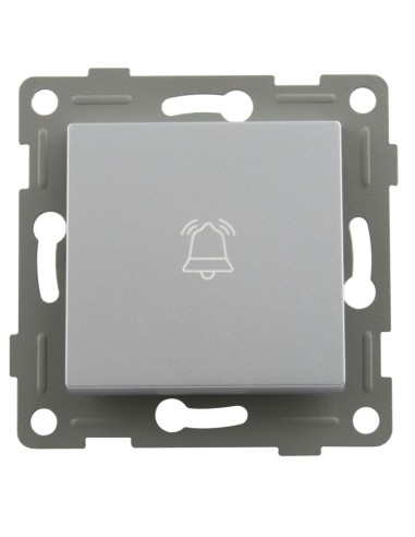 S-EMBEDDED PUSH BUTTON BELL TITANIUM ONLEX 10A 250V