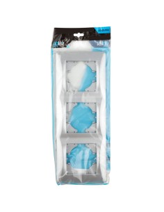 Onex Titanio Vertical 3 Elementos Recessed Frame 2