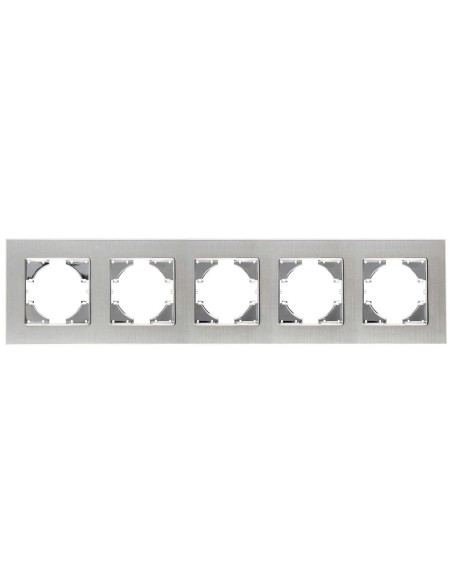 Aluminium Einbaugerüst Silber Onlex Horizontal 5 Elemente