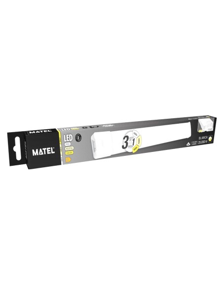 Tela LED Matel Retangular 40W 120cm CCT Ajustável