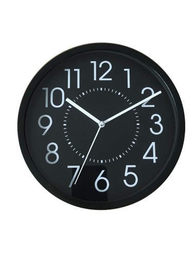 Black Round Wall Clock 20 cm KÜKEN