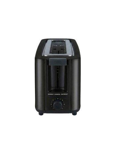 Tostatrice Plastica 2 Pezzi 900W Nero Opaco