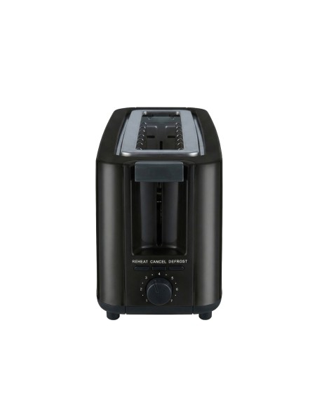Tostatrice Plastica 2 Pezzi 900W Nero Opaco
