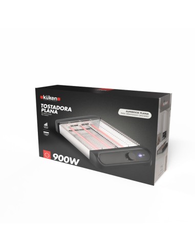 Kuken Plattbrottoaster 900W mit Timer