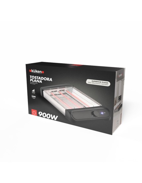 Kuken Plattbrottoaster 900W mit Timer