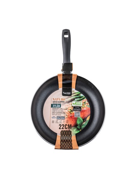 Tacho Alumínio Xylán Nature 22 cm Base Indução