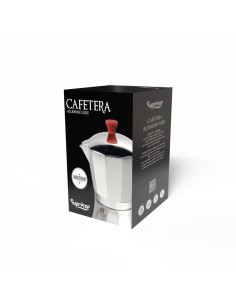 Suprême Induction Aluminum Coffee Maker 6 Cups Gray 2