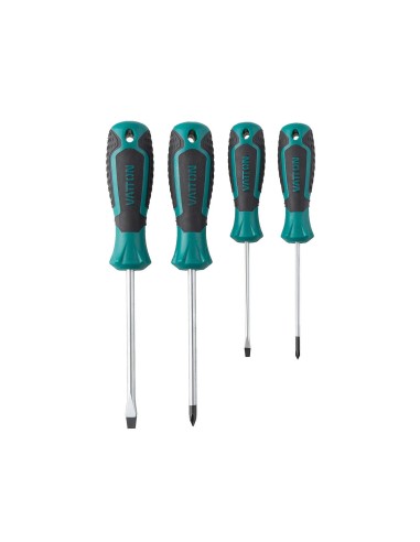 Vatton Flat/Phillips 4-Piece Screwdriver with Magnetic Tip