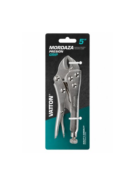 Mordida Vatton Grip Pressão 5 polegadas aço C45