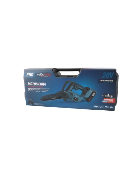 Motoserra Worgrip 20V Brushless 8 polegadas 2.0Ah