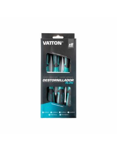 Vatton Flat/Phillips Screwdriver Set 6 Pieces Magnetic 2